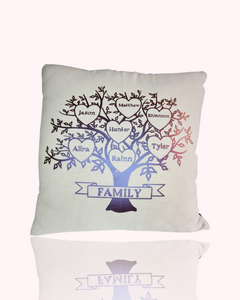 Family tree cushion